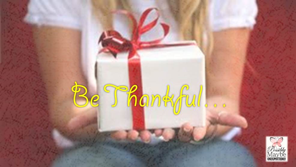 Be Thankful
