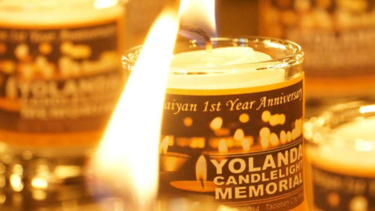 Light A Candle for Yolanda Anniversary | Photo grabbed from Rappler.com